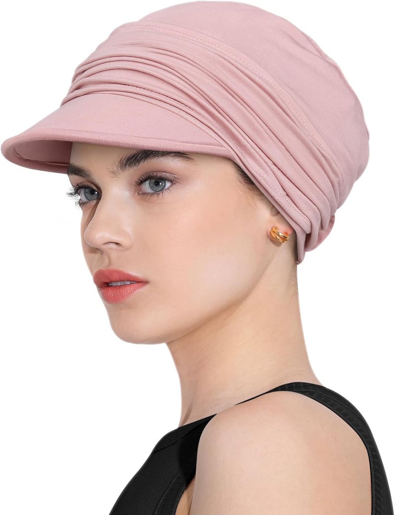 Awefeel Chemo Headwear Viscose Newsboy Cap for Women Fall and Winter Hats - Image 3
